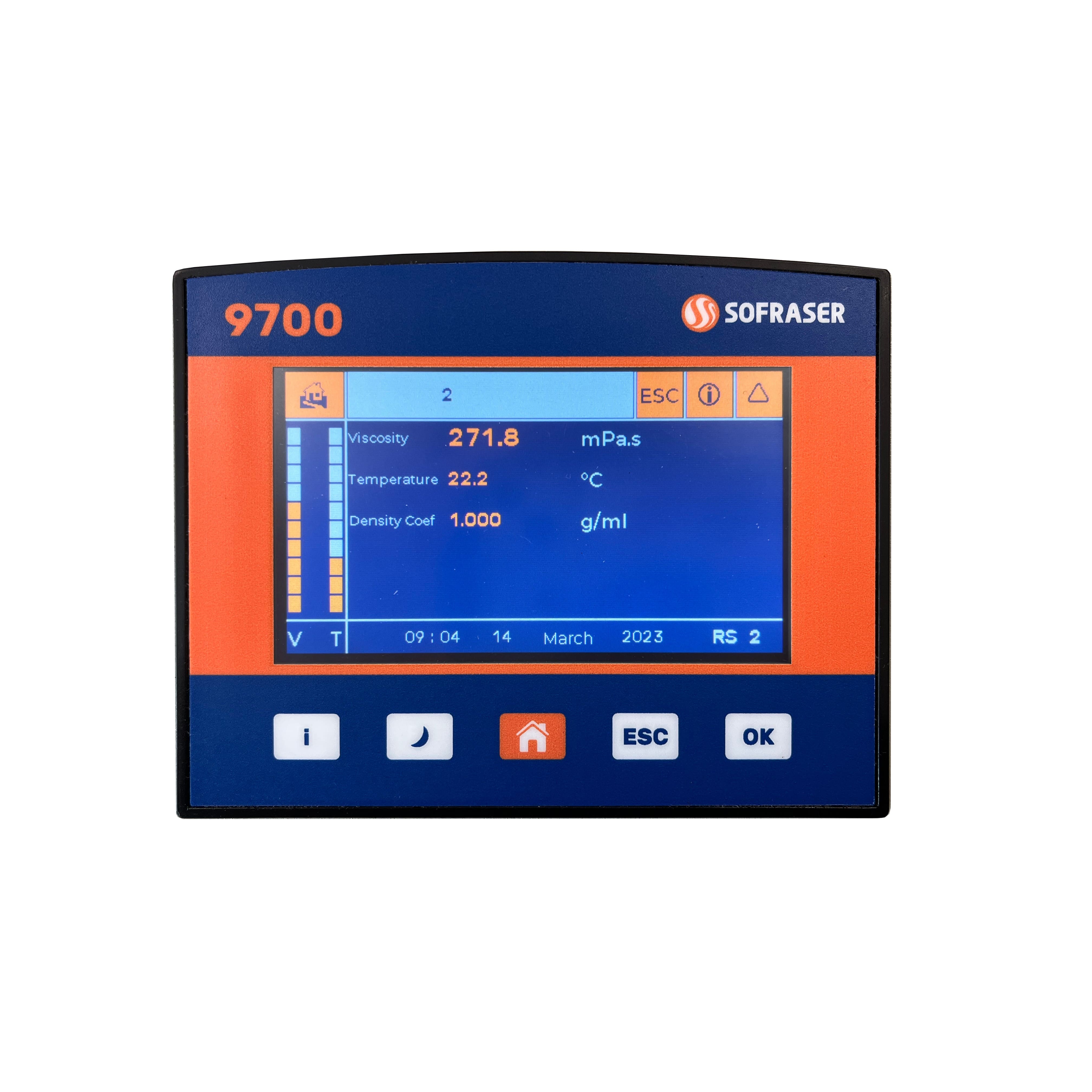 Procesador 9710 | Viscosidad, densidad y temperatura para control de procesos